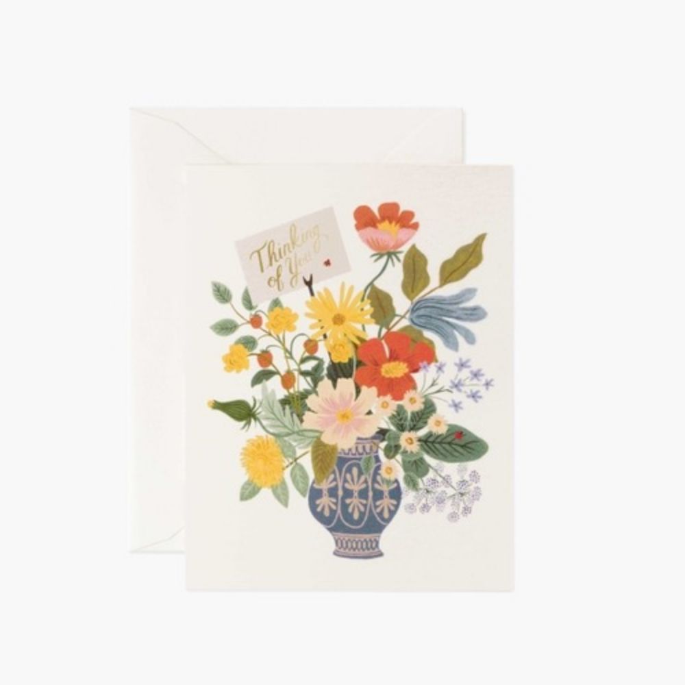 Rifle Paper Thinking of You Bouquet Card