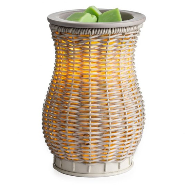 Greywash Wicker Fragrance Warmer
