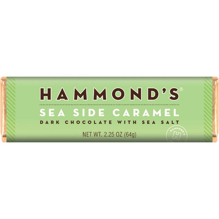 Natural Sea Side Caramel Dark Chocolate Candy Bar 2.25oz