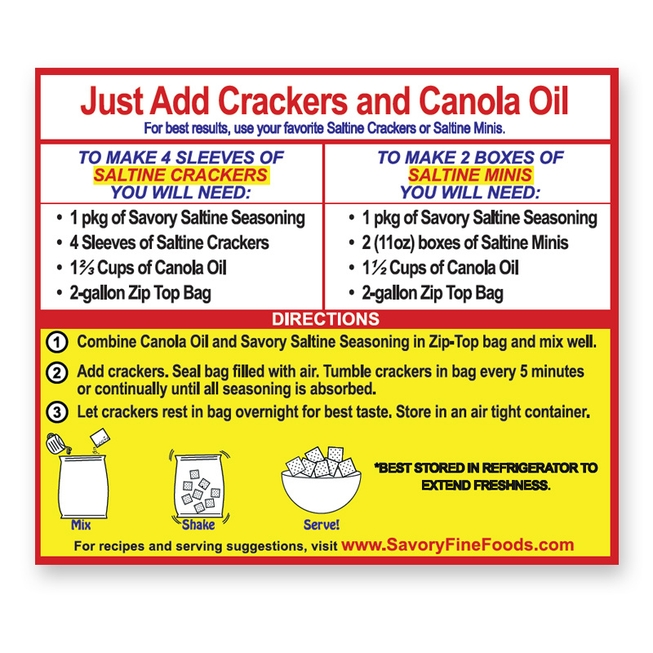 SAVORY PARTY CRACKER SEASONING - CLASSIC ORIGINAL