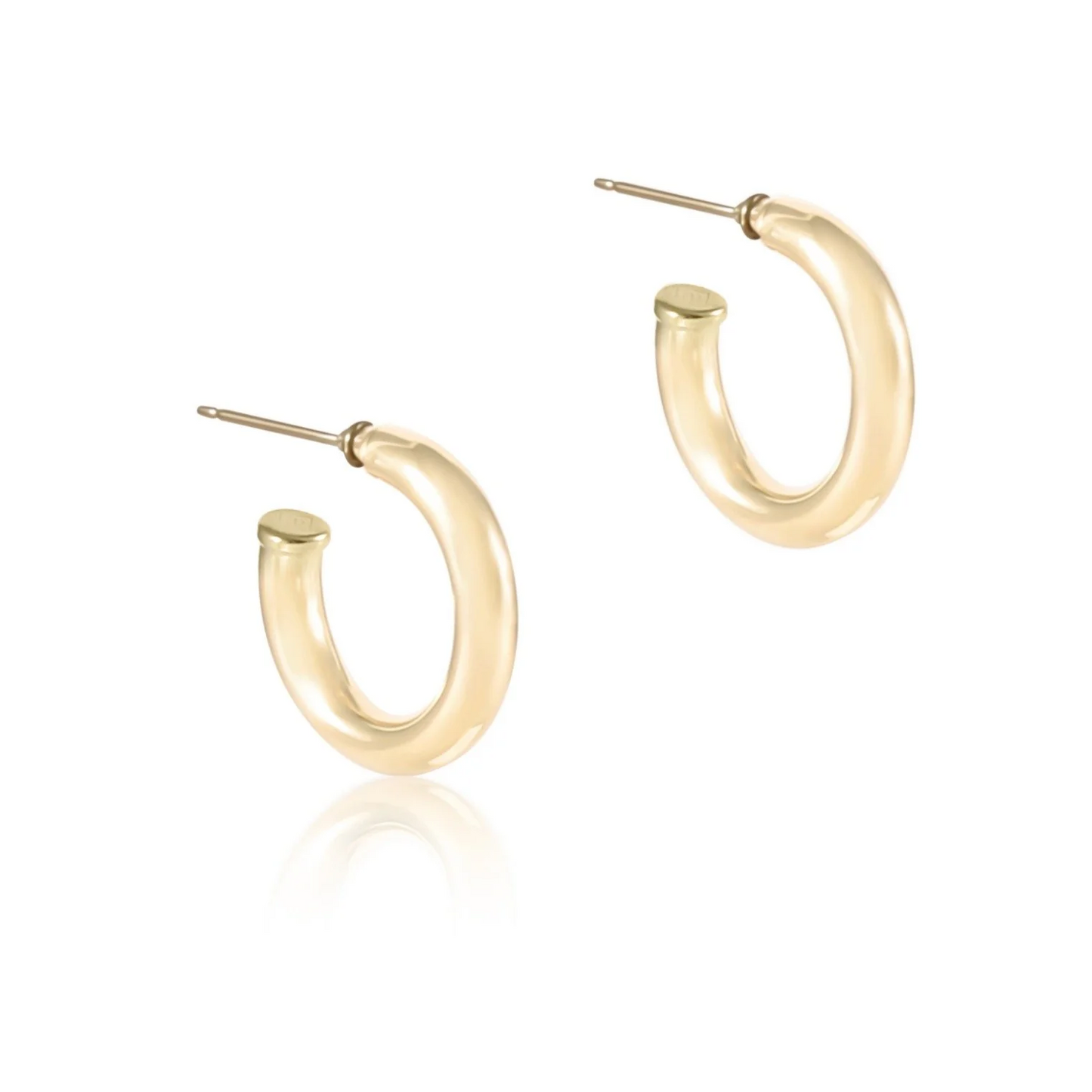 ENEWTON ROUND GOLD 1" POST HOOP - 4MM