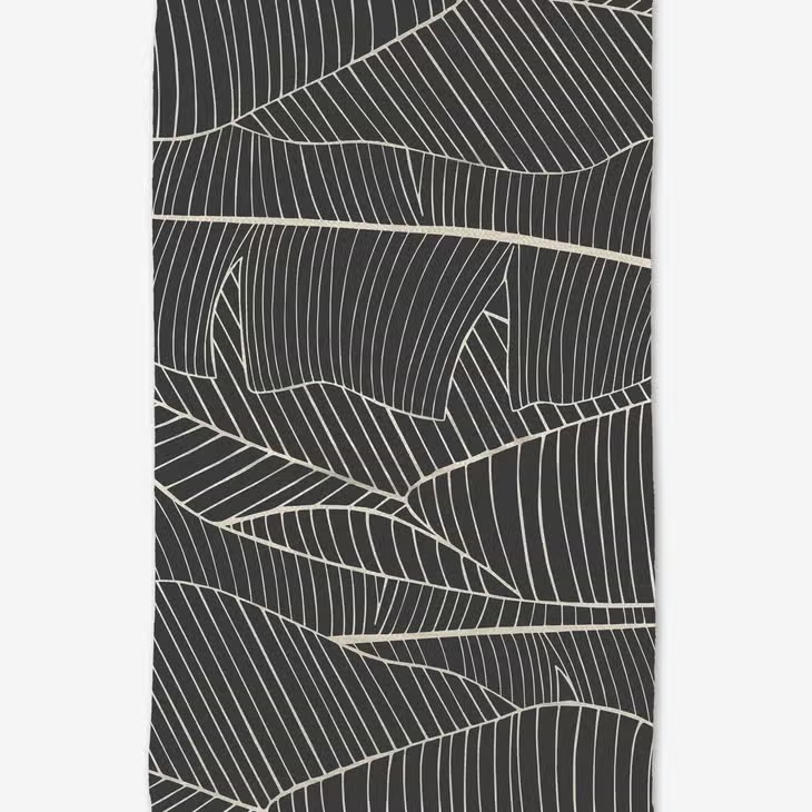 Neutral Palms Geometry Towel