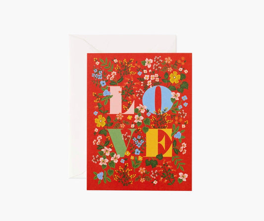 RIFLE PAPER CO. MAYFAIR LOVE CARD