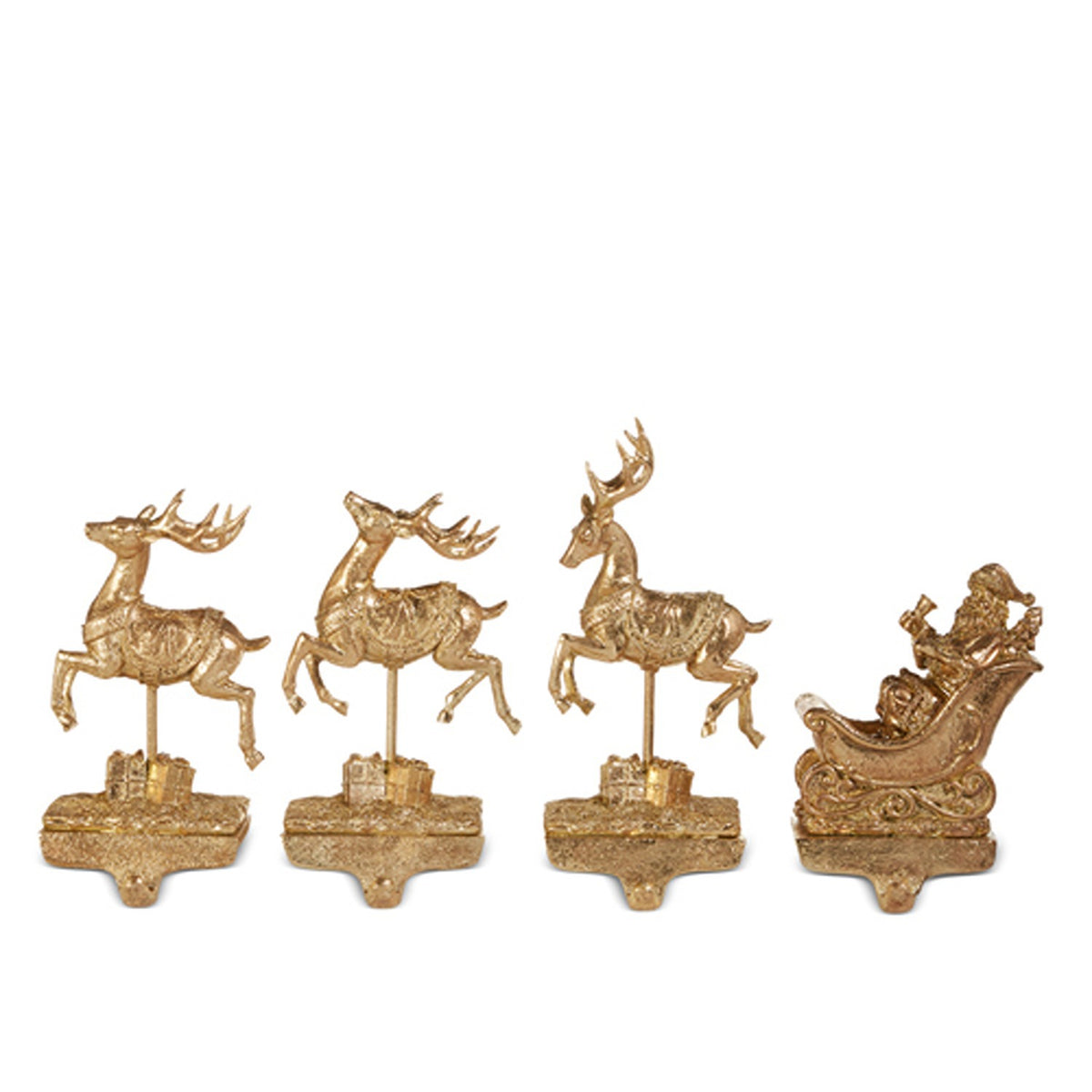 10.5 Santa and Reindeer Stocking Holders