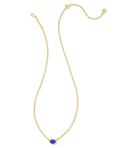 KENDRA SCOTT CAILIN CRYSTAL PENDANT NECKLACE SEPTEMBER