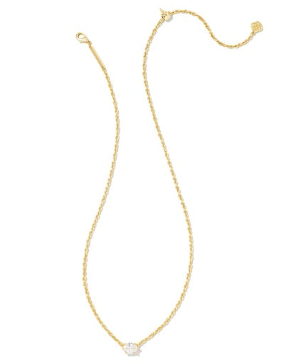 KENDRA SCOTT CAILIN CRYSTAL PENDANT APRIL NECKLACE