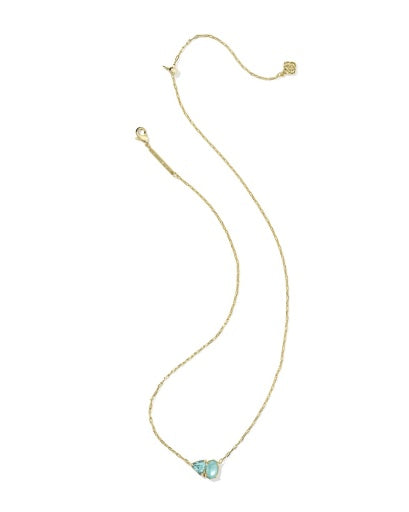 KENDRA SCOTT TATUM SHORT PENDANT NECKLACE DECEMBER