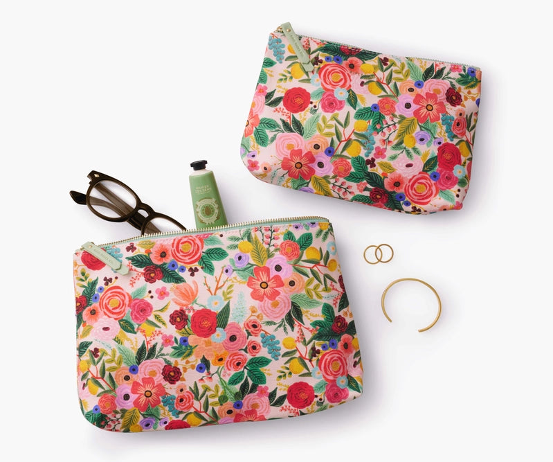 RIFLE PAPER CO. ZIPPERED POUCH SET