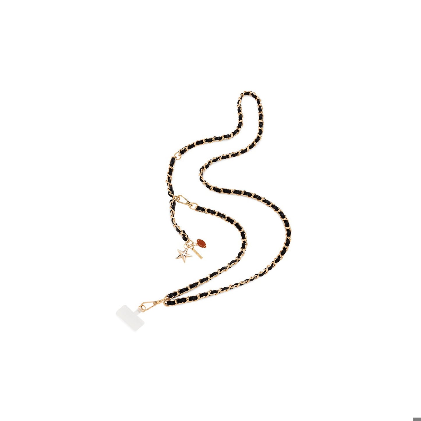 TAYLOR CROSS-BODY PHONE CHAIN,BLACK