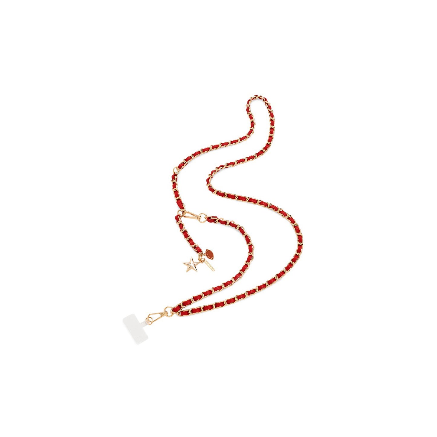 TAYLOR CROSS-BODY PHONE CHAIN,RED