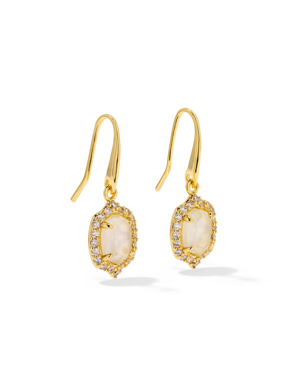KENDRA SCOTT DAPHNE CRYSTAL FRAME DROP EARRINGS