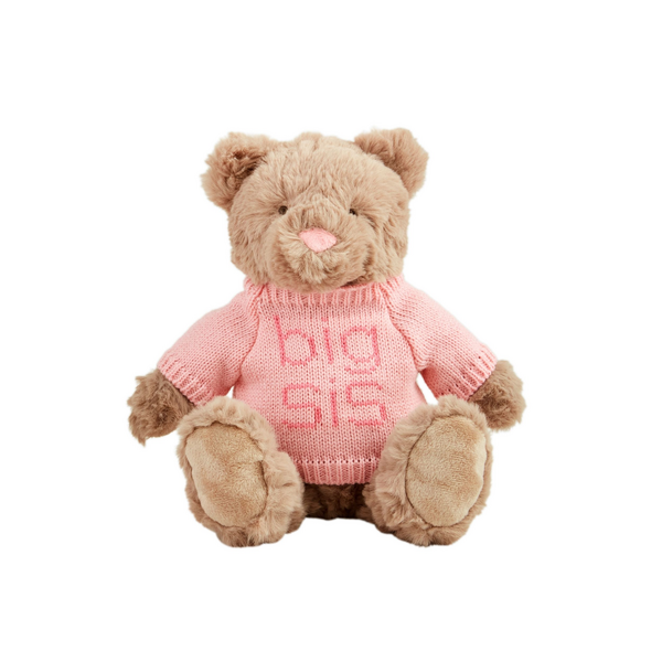 Mud Pie Big Sister Plush Bear