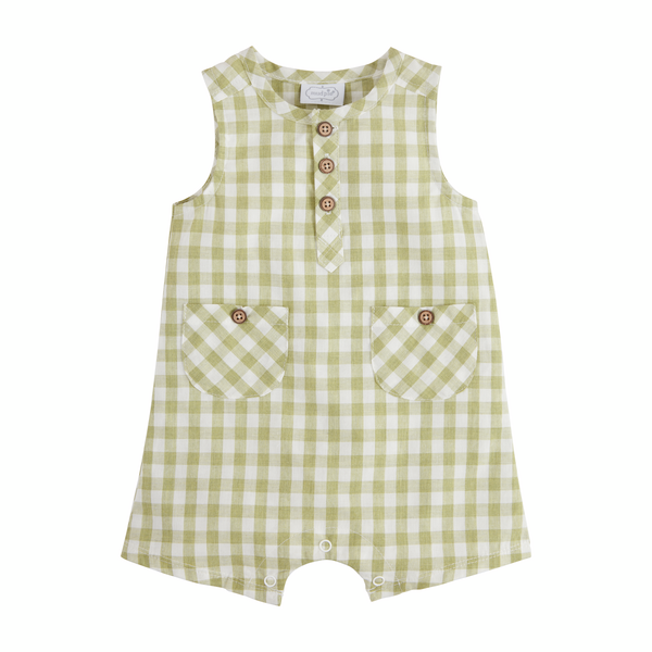 Mud Pie Gingham Shortall