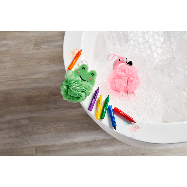 MUDPIE FLAMINGO LOOFAH SET