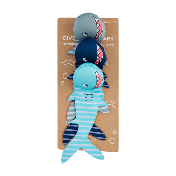 MUDPIE SHARK NEOPRENE OCEAN DIVE TOY