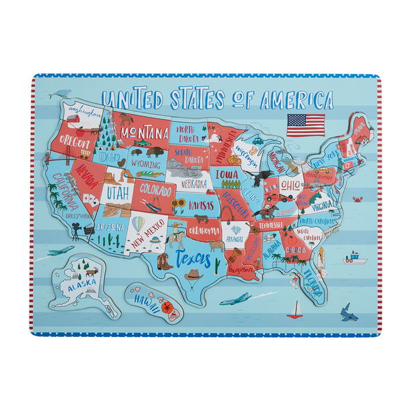 MUDPIE UNITED STATES PUZZLE