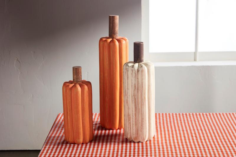 Mud Pie Large Tall Pumpkin Sitter