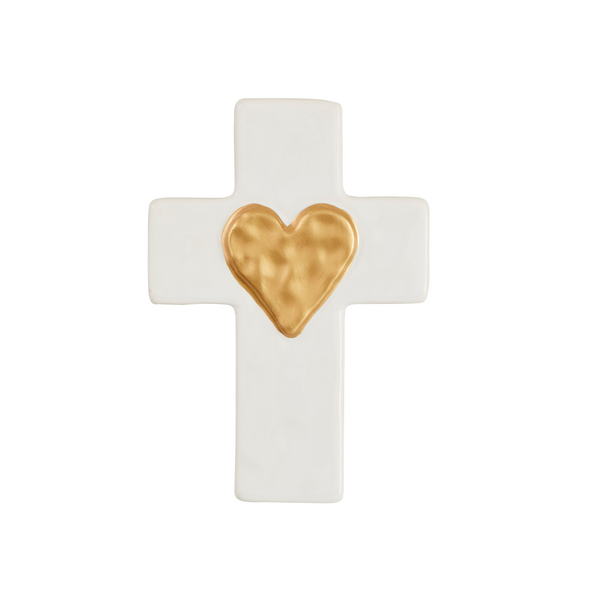 MUDPIE CERAMIC GOLD HEART