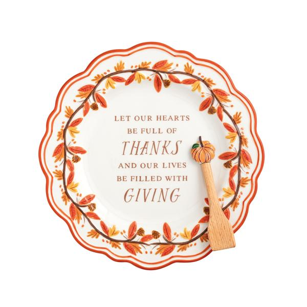 Mud Pie Thanks And Giving Platter