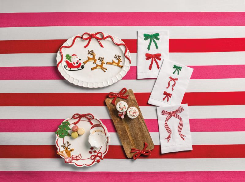 Mud Pie Santa's Sleigh Platter