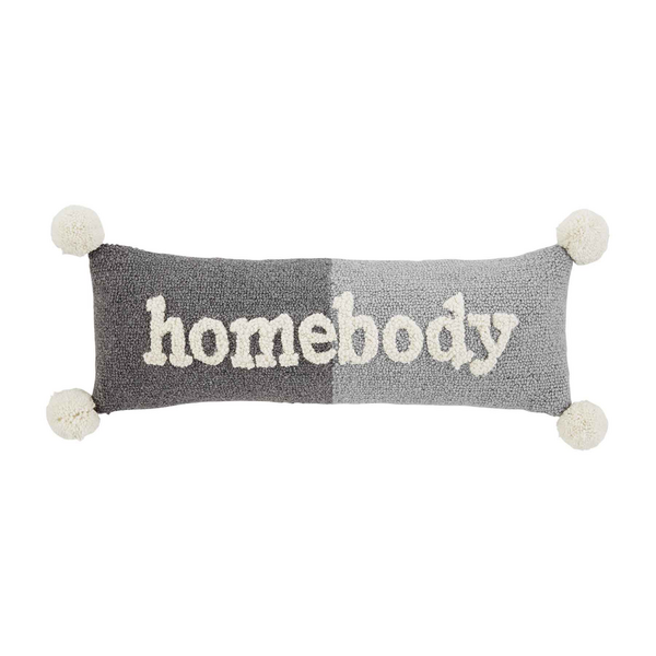 MUDPIE HOMEBODY HOOKED WOOL PILLOW