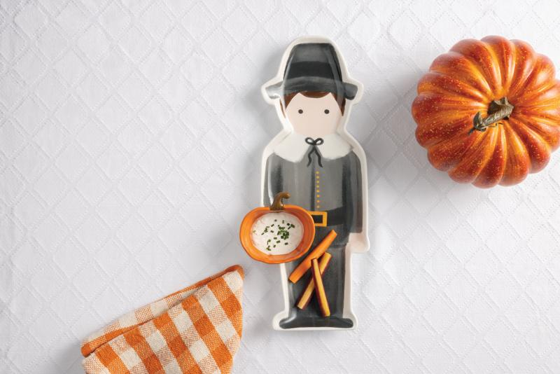 Mud Pie Pilgrim Chip And Dip Set