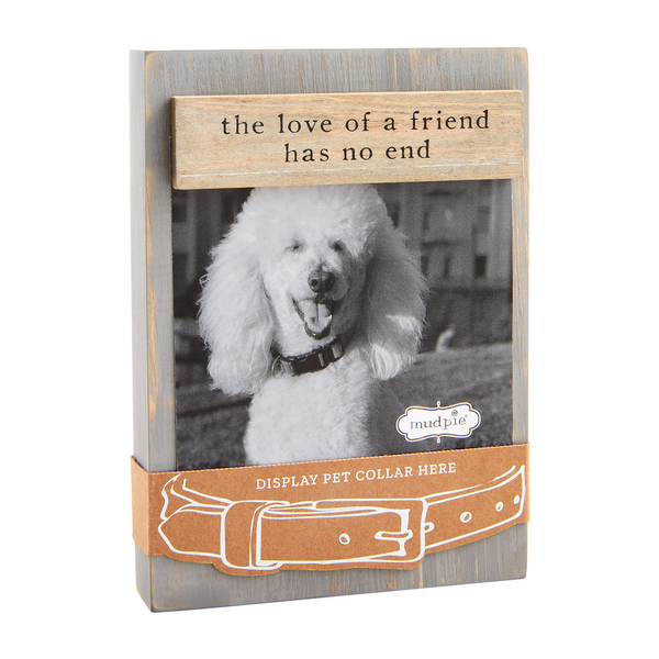MUDPIE GRAY COLLAR KEEPSAKE FRAME