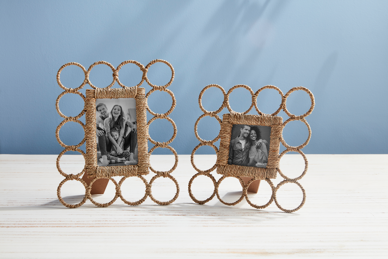 Mud Pie Large Seagrass Link Frame