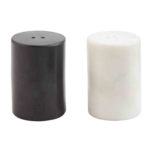 MUDPIE MARBLE BLACK AND WHITE S P SHAKERS