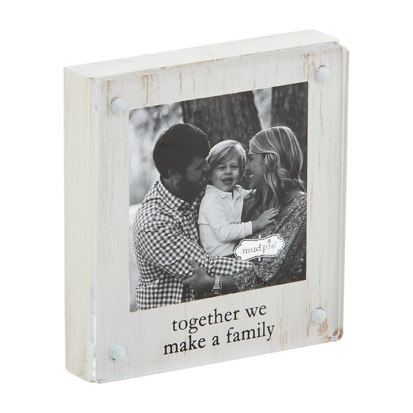 Mud Pie Small Family Wood Frame