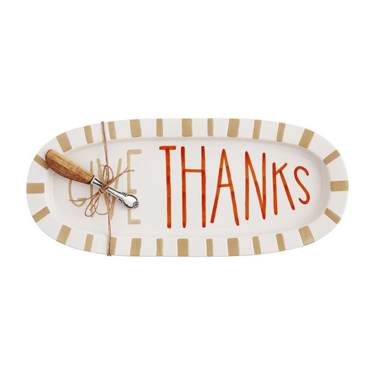 MUD PIE GIVE THANKS HOSTESS SET