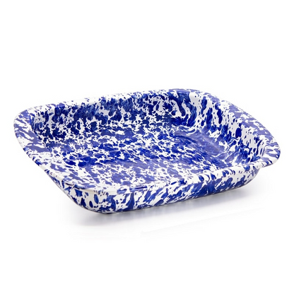 COBALT SWIRL BAKING PAN