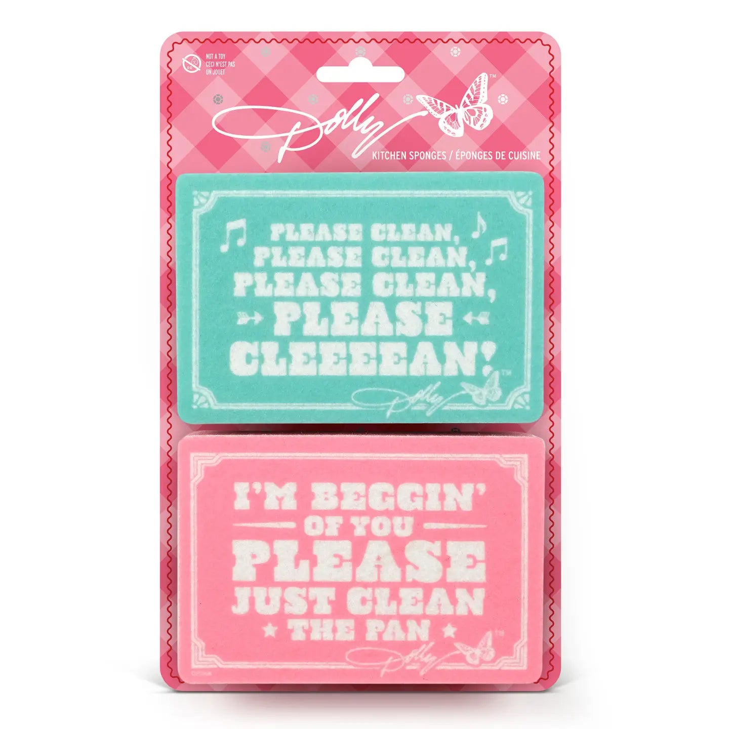 Dolly Parton Jolene Kitchen Sponges, Set of 2