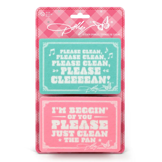 Dolly Parton Jolene Kitchen Sponges, Set of 2
