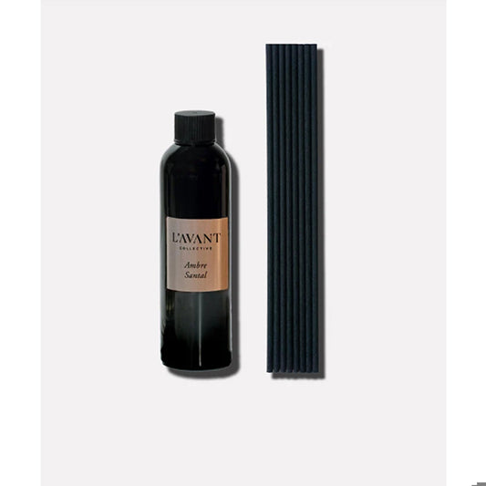 L'AVANT Collective Reed Oil Refill Kit - Ambre Santal + Reeds