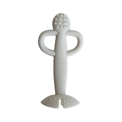 TAN BUSY BABY TEETHER & TRAINING SPOON
