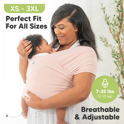 KEABABIES ORIGINAL BABY WRAP CARRIER - CHARCOAL