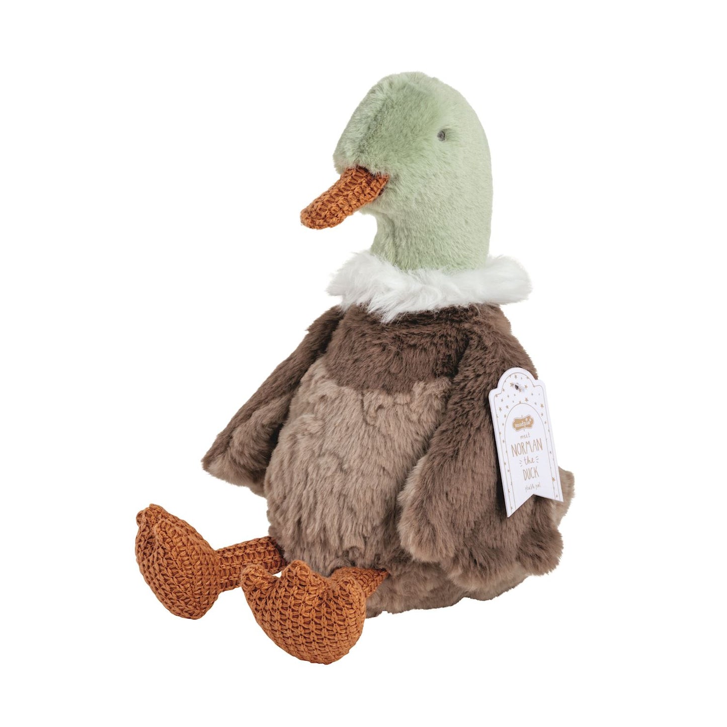Mud Pie Norman The Mallard Duck Plush Pal