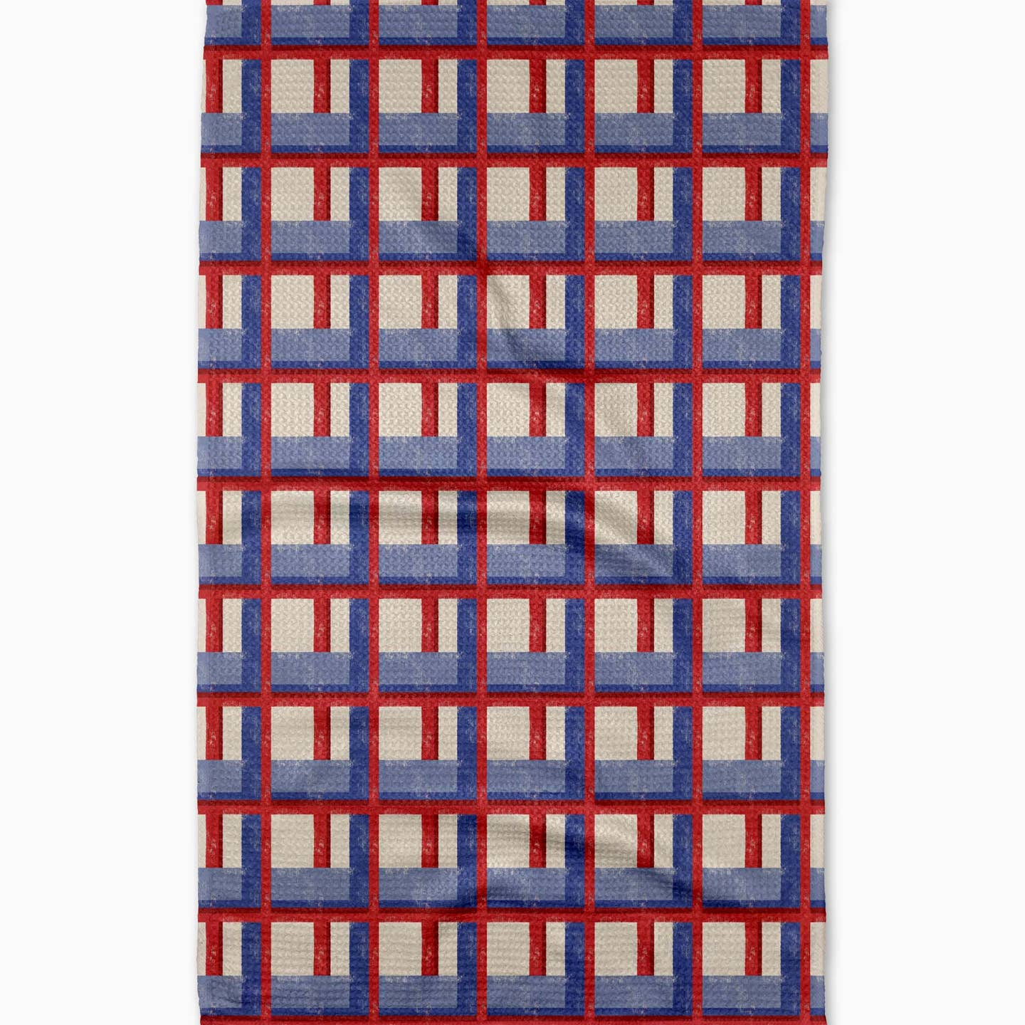 Geometry Cielo Grid Tea Towel