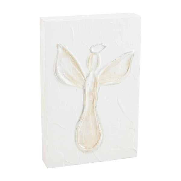 MUDPIE WHITE ANGEL XMA PLAQUE