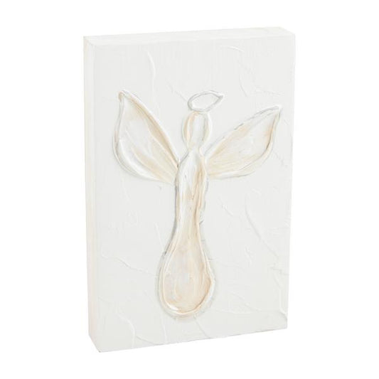 MUDPIE WHITE ANGEL XMA PLAQUE