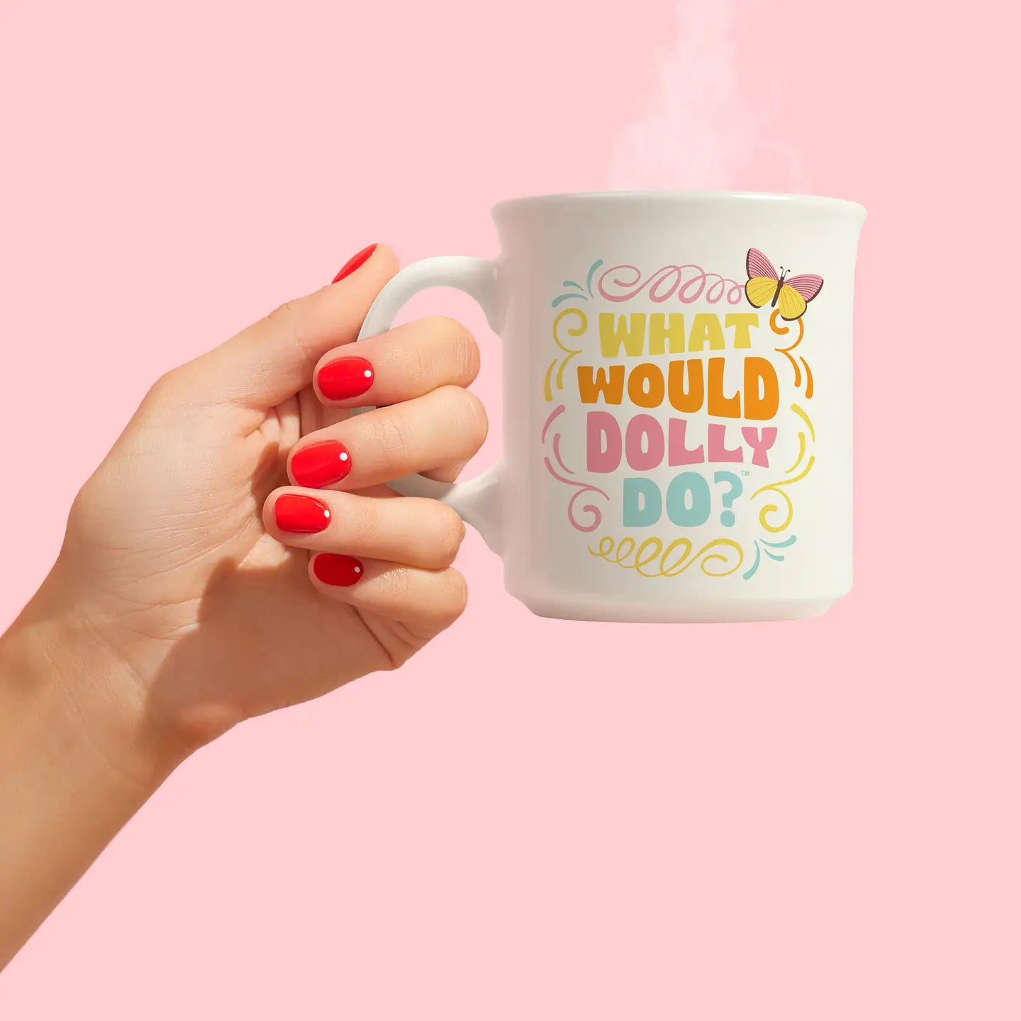 Dolly Parton Mug, What Would Dolly Do?, 16-Ounce Ceramic