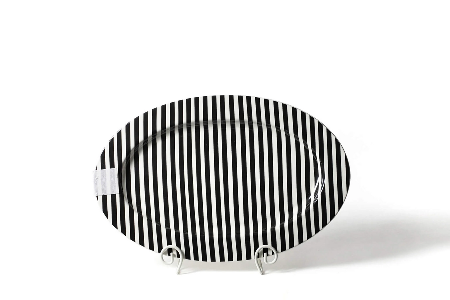 Stone Skinny Stripe Big Happy Everything! Square Platter