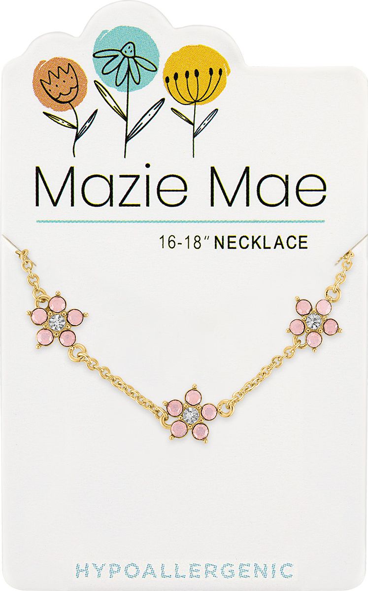 Mazie Mae  Gold Flower Necklace