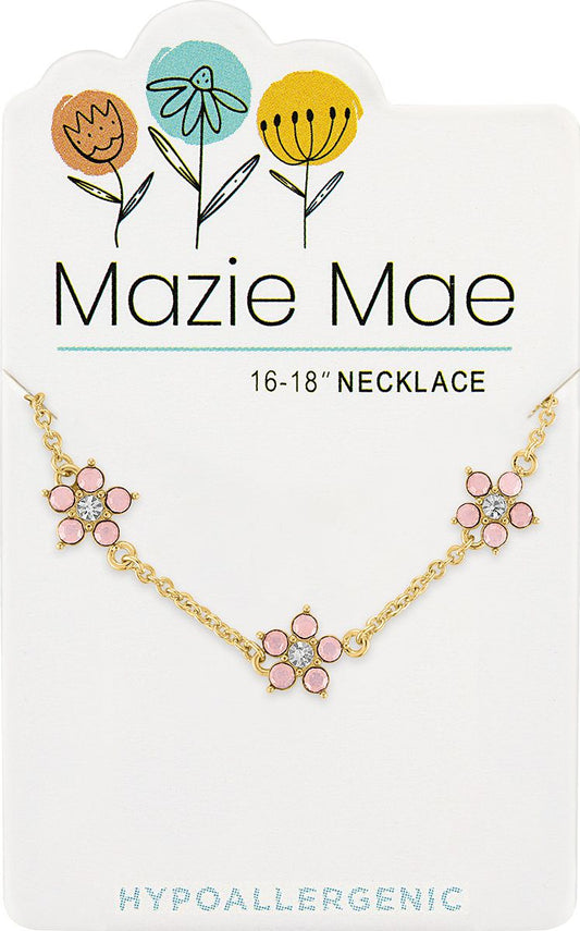 Mazie Mae  Gold Flower Necklace