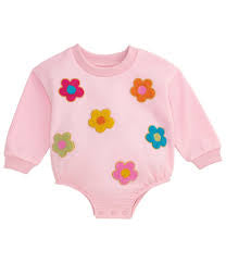 MUDPIE FLOWER SWEATSHIRT BUBBLE