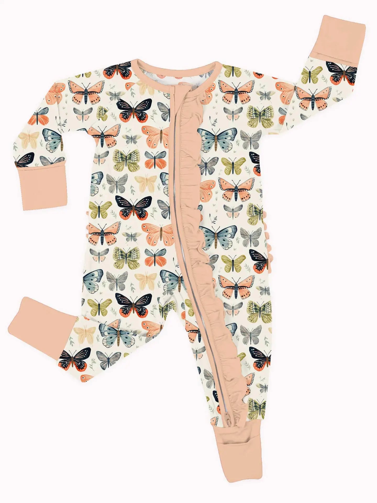 LITTLE SNUGGLES WINGS OF A BUTTERFLY BAMBOO ROMPER