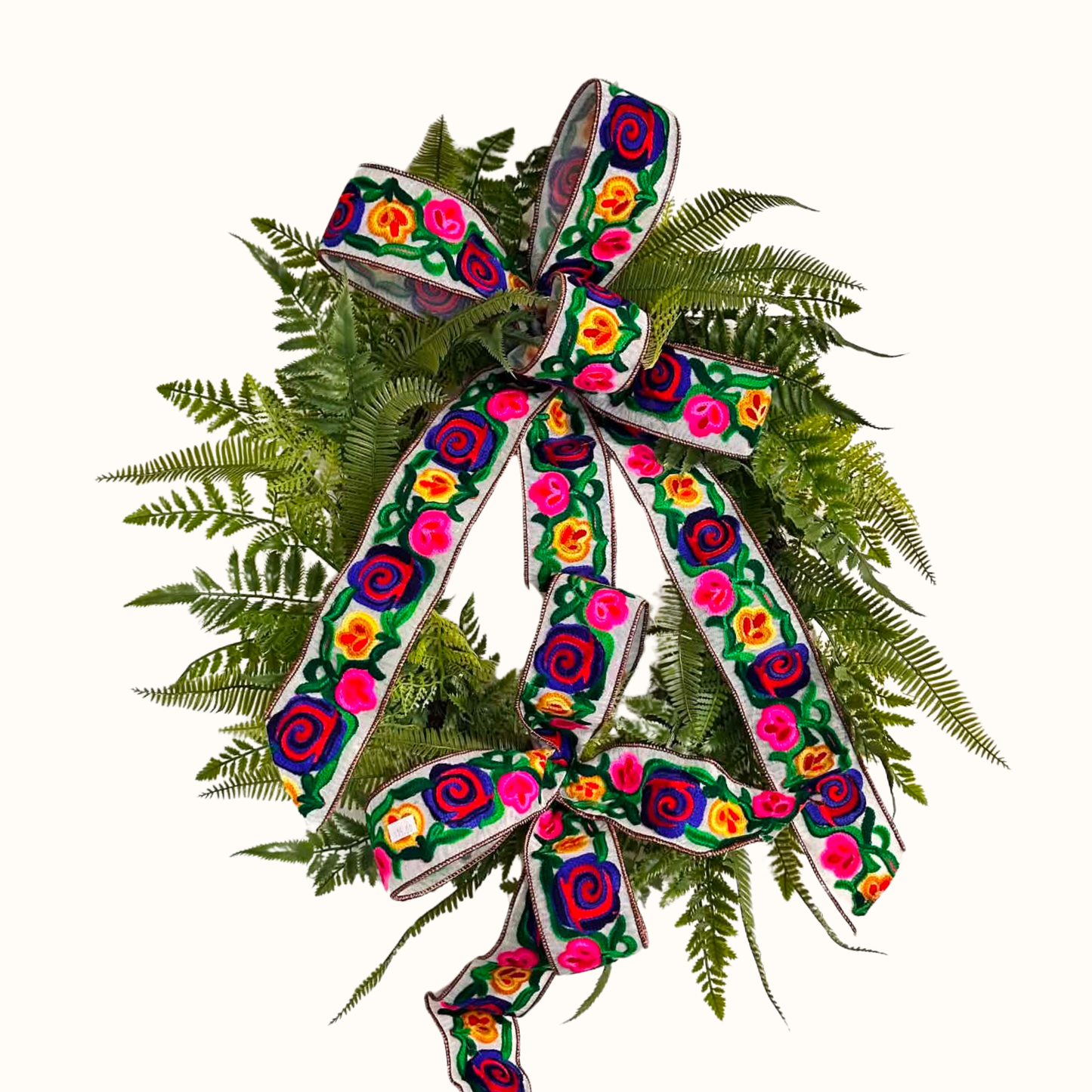 Colorful Bow Wreath