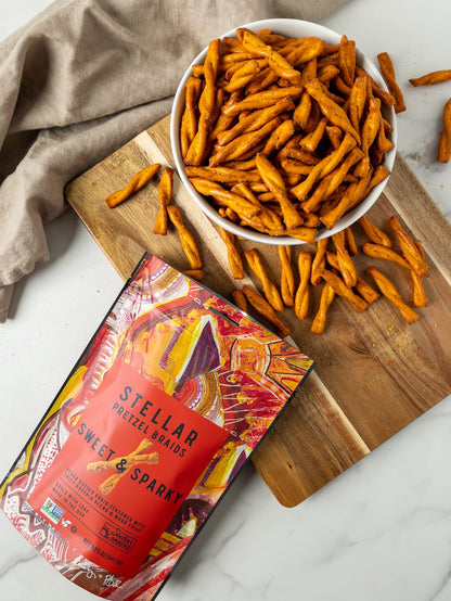 Stellar Pretzel Braids - Sweet & Sparky -12oz