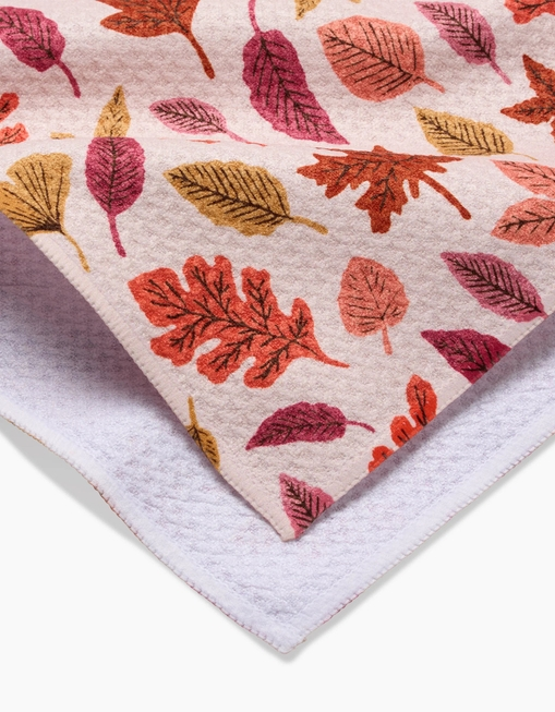 FALL LEAVES TEA TOWEL